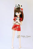Petite Marie Japan for 1/4 Doll 16 inch 40cm MDD (Mini Dollfie Dream) BJD Separates China Mini Length Puff Sleeves with Hair Ornament Red [No.0168] Clothes Only not Include Doll
