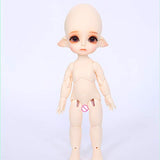 W&Y 1/8 BJD Doll Matte Face and Ball Jointed Body Dolls, 6 Inch 16cm Customized Dolls Can Changed Makeup and Dress DIY Toys, Best Gift for Girls