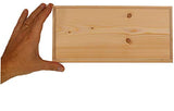 Pine Unfinished Wood Plaques 11.5 inches x 5.5 inches(2 pack), with Keyholes for Hanging Solid not Glued Boards