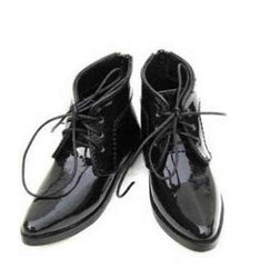 Studio one Synthetic Leather PU Shoes Black Suit Shoes for 1/4 BJD Doll 45-50 cm Doll