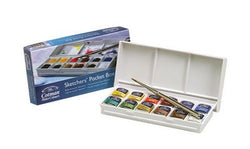 Winsor Newton 390640 Cotman Sketchers Pocket Watercolor Box