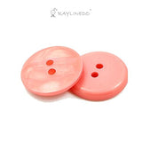 RayLineDo Pack of 95-100pcs 11.5MM Lady Children Shirts Cuff Resin Dazzle Color Buttons for