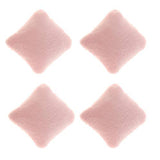LEIPUPA 4X 1:12 Dollhouse Pink Cushion Pillows F/ Settee Sofa Decor Ornaments Accs