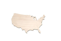 Gocutouts USA 12" Cutout Unfinished Wood/Wooden Baltic Birch 1/4 Cutout DIY Home Decor USA Made