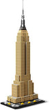 LEGO Architecture Empire State Building 21046 New York City Skyline Architecture Model Kit for Adults and Kids, Build It Yourself Model Skyscraper (1767 Pieces)