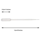 300PCS 1ml Disposable Plastic Clear Liquid Dropper Transfer Pipette Eye Droppers,Volumetric Pipettes,Essential Oils Pipettes