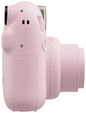 FUJIFILM INSTAX Mini 12 Instant Film Camera (Blossom Pink) + Fuji Instax Mini Twin Pack Instant Film + Fuji Instax Mini Rainbow Instant Film + Protective Case + Photo Album + Travel Stickers + Frames