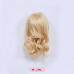 Wig for BJD Doll L6#22 Size 16-17cm 1/6 High-Temperature Straight Wig Baby Long Hair Bjd Sd Doll Wigs in Beauty L6 22 613 Color