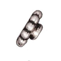 TierraCast Fine Silver Plated Pewter Bead Aligners 7mm (4 Beads)