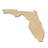 Florida Wood Cutouts for crafts, Laser Cut Wood Shapes 5mm thick Baltic Birch Wood, Multiple Sizes Available