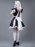 Cosfun Vanilla Cosplay Maid Dress Costume Cat Ears + Tail mp005747 (Small)