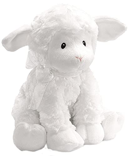 GUNN GUND Medium White Lamb 10 inch