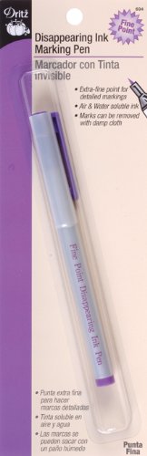 Dritz Disappearing Ink Marking Pen for Sewing, Purple