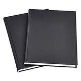 Amazon Basics Professional Journal, 10.5X7.5 inches, Black, 2-Pack & Classic Grid Notebook, 240 Pages, Hardcover - 5 x 8.25-Inch, Graph Ruled Pages