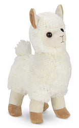 Bearington Alma Plush Stuffed Animal Llama, 10 inches