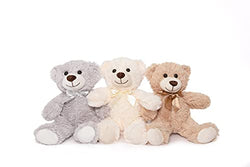 Toys Studio 3-Pack Teddy Bear, 3 Gray Cute Plush Stuffed Animals, 13.8 Inch Teddy Bears for Kids Boys Girls