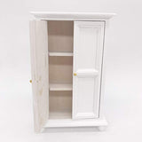 1PC Miniature Dollhouse Furniture 1:12 Dollhouse Wooden Wardrobe for Living Room Bed Room Dollhouse Decoration
