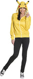 Rubie's Unisex Adult Pokemon Pikachu Hoodie, As Shown, Small