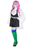 C-ZOFEK Kanroji Mitsuri Cosplay Costume Womens Kimono Outfit (X-Small)