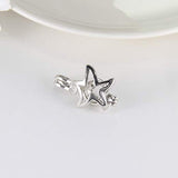 10Pcs Starfish Pearl Bead Cage Pendant Rhodium Plated Locket for DIY Wish Pearl Love Pearl Necklace