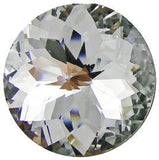 decotacks 1 inch [25mm] Flower Clear Crystal Upholstery Buttons with Metal Loop for Sofa and