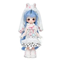 ICY Fortune Days Anime Style Ball Jointed Doll, Including Wig, Makeup, Removable Head and Replaceable Eyes and Dress, Shoes, 1/6 Scale, About 12 Inch(Bella)