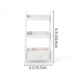 Odoria 1/12 Miniature Plant Shelf Rack Dollhouse Furniture Accessories, White