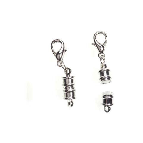 Magnetic Clasps 7mm 2/Pkg-Nickel