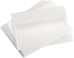 Leader Paper Products A7 Vellum Approximately 5-1/4 Inch by 7-1/4 Inch Envelopes 25/Package