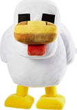 Minecraft Chicken Plush Toy with Sound, 10.5-Inch Stuffed Animal Inspired by Video Gamepress Head to Hear Cluck