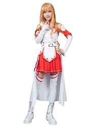 Cosfun Yuuki Asuna SAO Cosplay Costume Full Set mp003072 (X-Small)