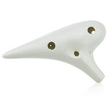 OcarinaWind"Bird Love Flower" 12 Hole Ceramic Ocarina,Hand Painting