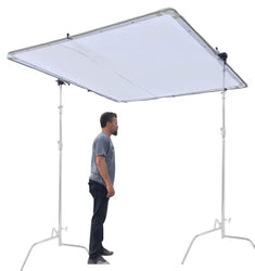 Glide Gear BFS 100 Photography Video Butterfly Frame 3 in 1 Collapsible Silk Scrim Diffuser 4x4 / 6x6 / 8x8