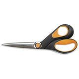 Fiskars 175800-1002 Razor-edge Softgrip Scissors, 8 Inch, Black