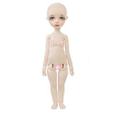 BJD Dolls, 30CM Princess DIY Dress Up Change Makeup Toy,Female SD Doll Jointed Body with Face Up and Full Costume