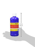School Smart Non-Toxic Washable Tempera Paint, 1 pt Plastic Bottle, Blue