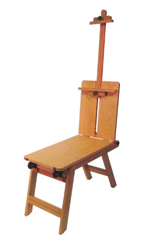 Martin Universal Design Rolling Wooden Bench-Style Artist Easel, Natural