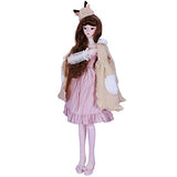 ICY Fortune Days 24 inch 1/3 Scale Dreamy Princess Series Ball Jointed Doll with 3D Eyes, 28 Movable Ball Joints, Lifelike Makeup, Fabric, for Children Age 8+ (MISU)