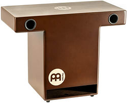 Meinl Slaptop Cajon Box Drum with Internal Snares and Forward Projecting Sound Ports - NOT MADE IN CHINA - Walnut Playing Surface, 2-YEAR WARRANTY (TOPCAJ2WN)