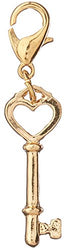 Jewelry Designer JY080736 Lobster Claw Charm Key Gold 1Pc