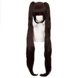 JoneTing Chocolate color Cosplay Synthetic Long Natural Wavy Wigs Hair for Women