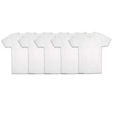 Fruit of the Loom Boys' Cotton White T Shirt, White, Medium (Pack of 5)
