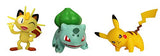 Pokemon Battle Figure 8-Pack - Comes with 2” Pikachu, 2” Bulbasaur, 2” Squirtle, 2” Charmander, 2” Meowth, 2" Jigglypuff, 3” Loudred, and 3” Psyduck