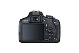 Canon EOS 2000D (Rebel T7) DSLR Camera with 18-55mm & 75-300mm Lens Bundle + Premium Accessory Bundle Including 64GB Memory, Filters, Photo/Video Software Package, Shoulder Bag & More