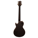 Sawtooth Heritage Series Maple Top Electric Guitar with Gig Bag & Accessories, Satin Black