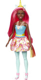 Barbie Dreamtopia Unicorn Doll (Pink & Yellow Hair), with Skirt, Removable Unicorn Tail & Headband, Toy for Kids Ages 3 Years Old and Up