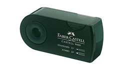 Faber-Castell 9000 Double-Hole Sharpener Box, Green (FC582800)