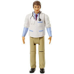 Beverly Hills Doll Collection Sweet Li’l Family Doctor Dollhouse Figure - Dr Action People Set, Pretend Play for Kids and Toddlers