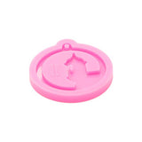 Super Glossy Tower Resin Mold Round Castle Shaped Puerto-Rico Mould Craft Keychain, Silicone Mold for Epoxy Resin Jewellery Making
