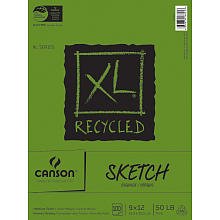 Canson XL-Series Recycled Sketch Pad - 9x12 inch